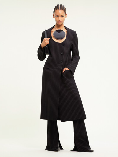 courrèges TAILORED COAT HOLISTIC PINSTRIPES WOOL outlook