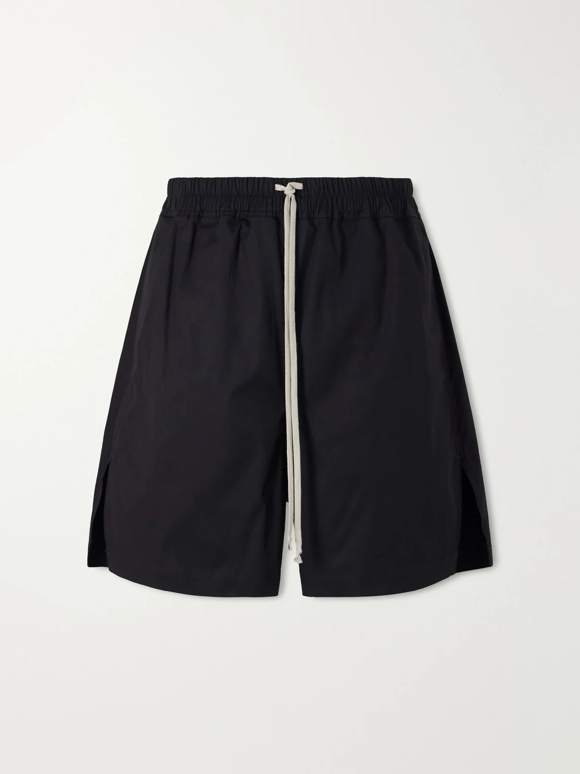 Boxer Straight-Leg Cotton-Blend Canvas Drawstring Shorts - 1
