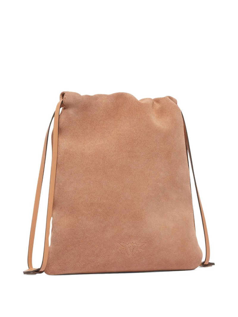 PINKO drawstring suede bag outlook