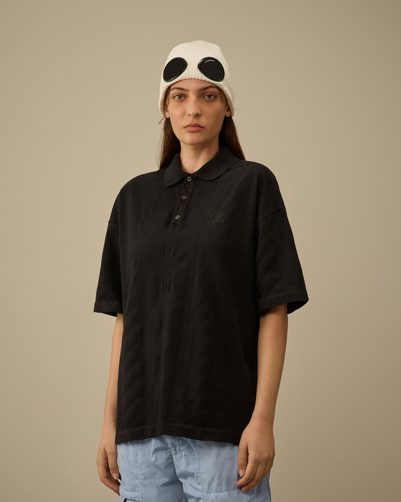 Multi Pattern Jersey Jacquard Polo 3