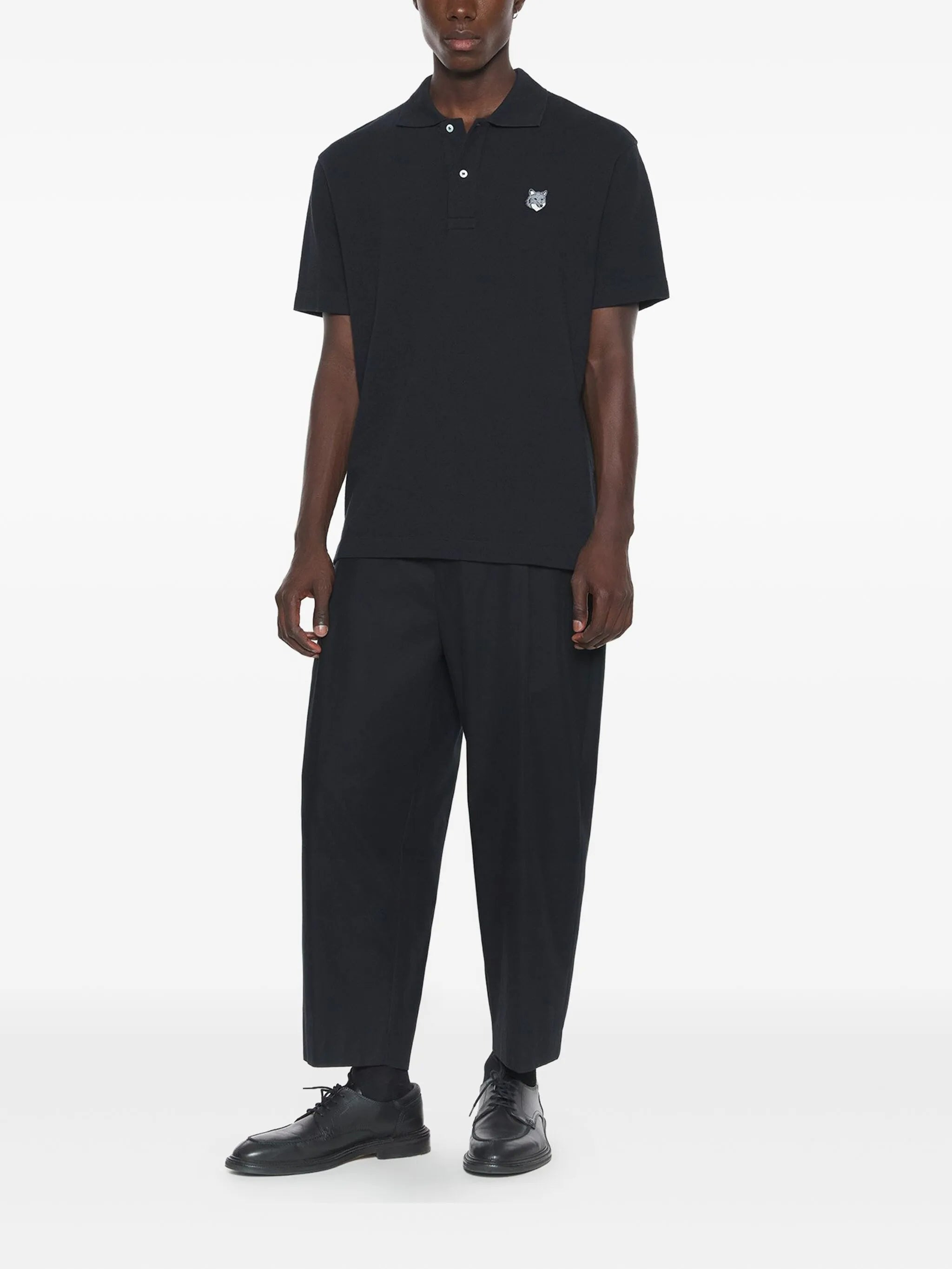 Maison Kitsuné Fox-head Embroidered Polo Shirt - 4