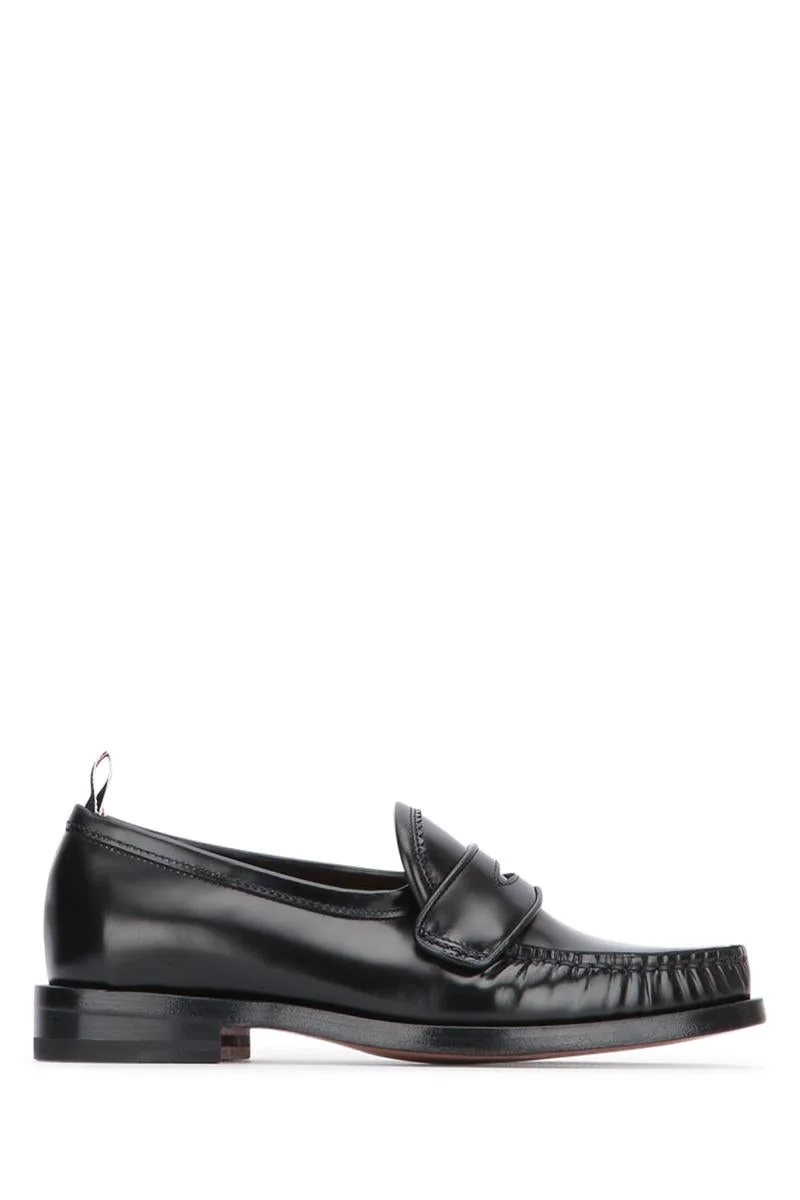 THOM BROWNE LOAFERS PLEATED - 1