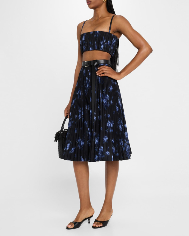 MICHAEL KORS COLLECTION Gathered Bralette Top outlook