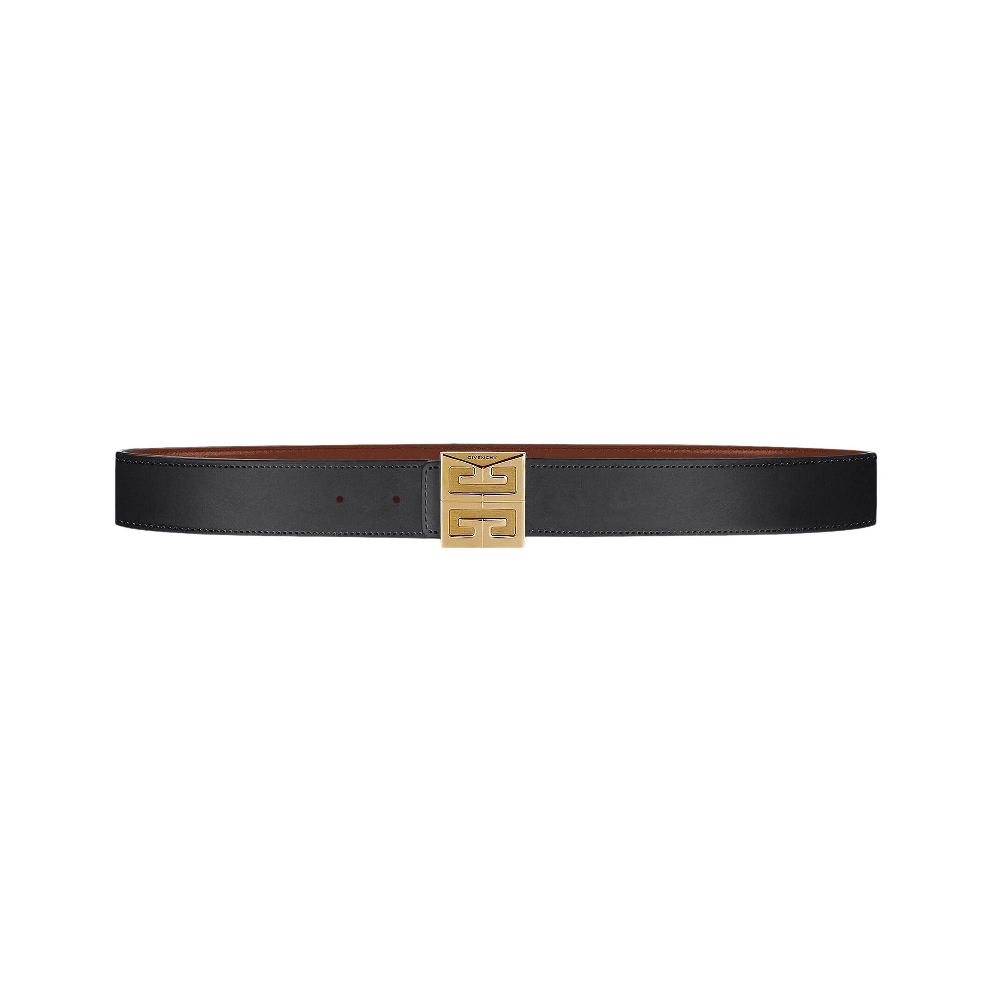 Givenchy Logo Buckle Belt 'Brown/Black' - 1