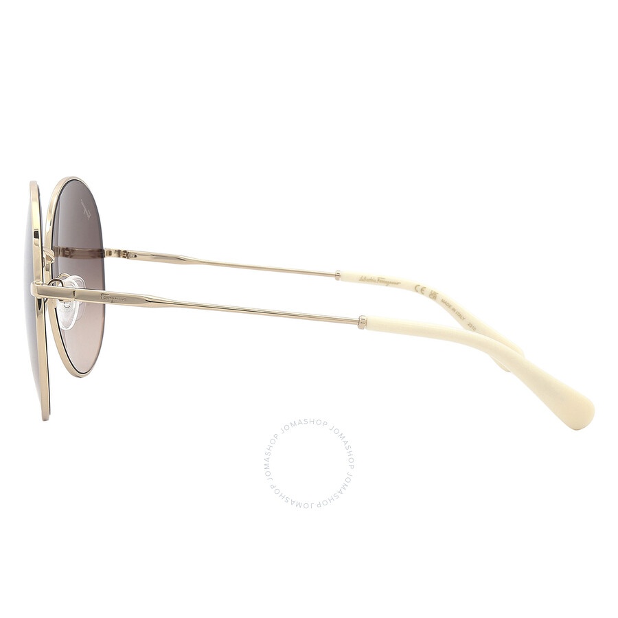 Salvatore Ferragamo Brown Gradient Round Ladies Sunglasses SF299S 703 60 - 4