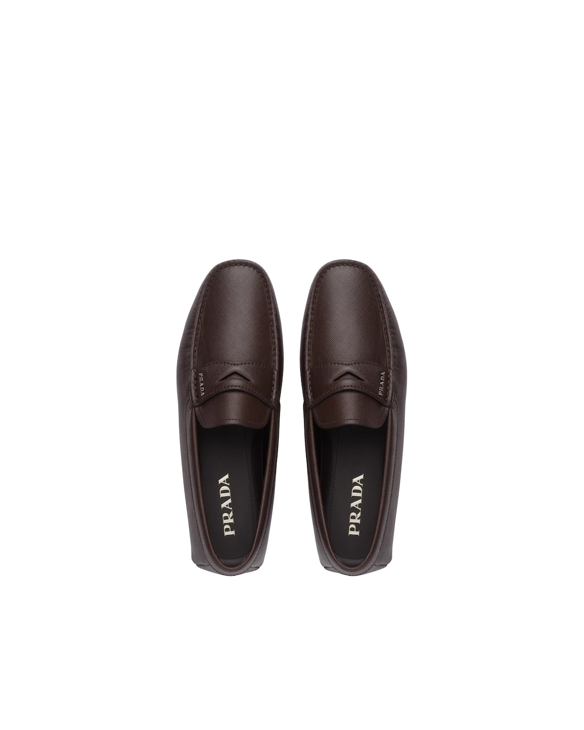 Saffiano leather loafers - 3