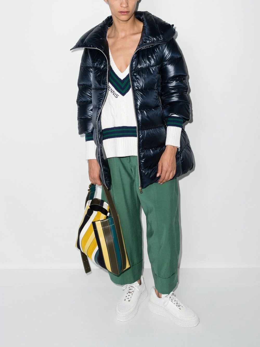 Cleofe cropped-sleeve jacket - 4