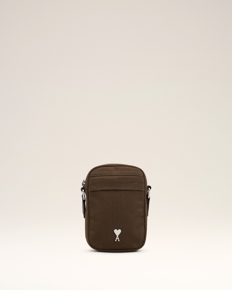 GREEN CANVAS SMALL AMI DE COEUR CROSSBODY BAG 1