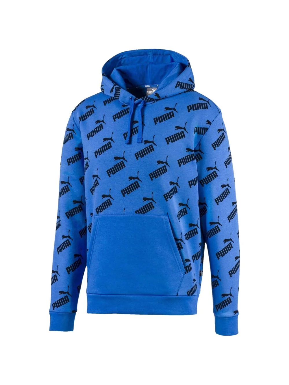 Amplified logo-print hoodie - 1