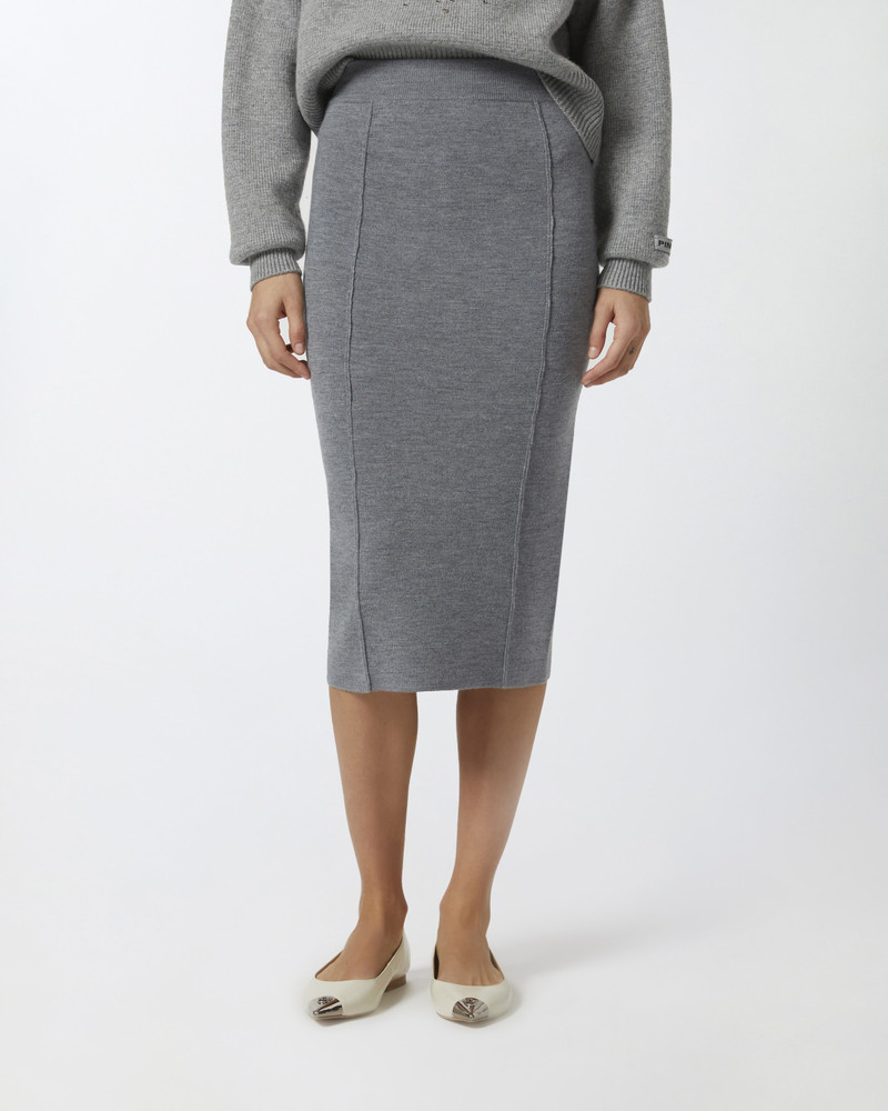 WOOL-KNIT PENCIL SKIRT 3