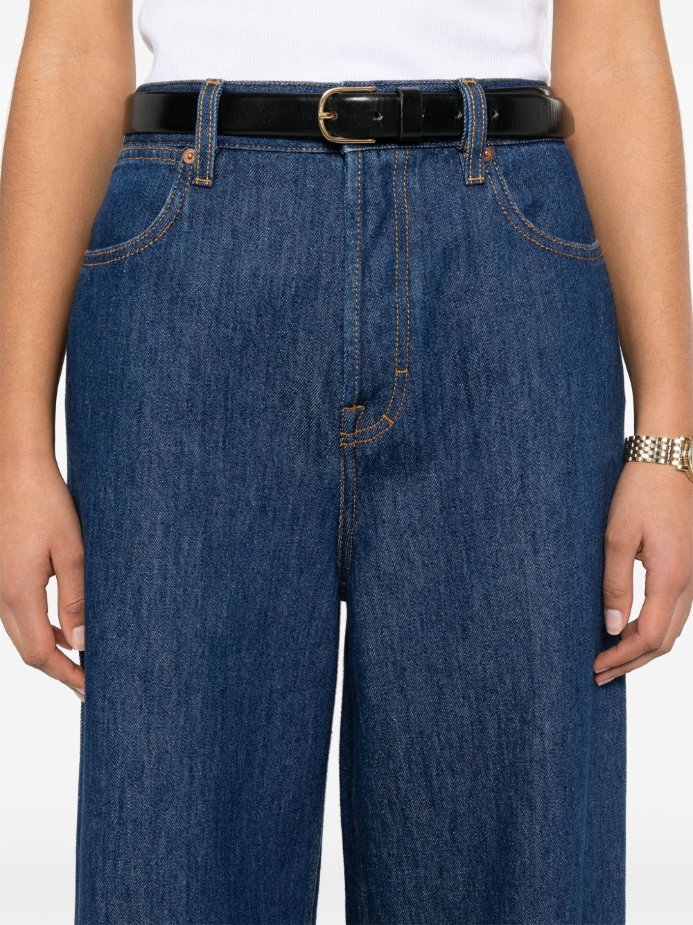 wide-leg jeans - 5