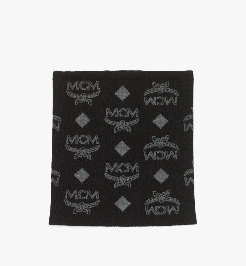 Neck Warmer in Monogram Wool Jacquard 1