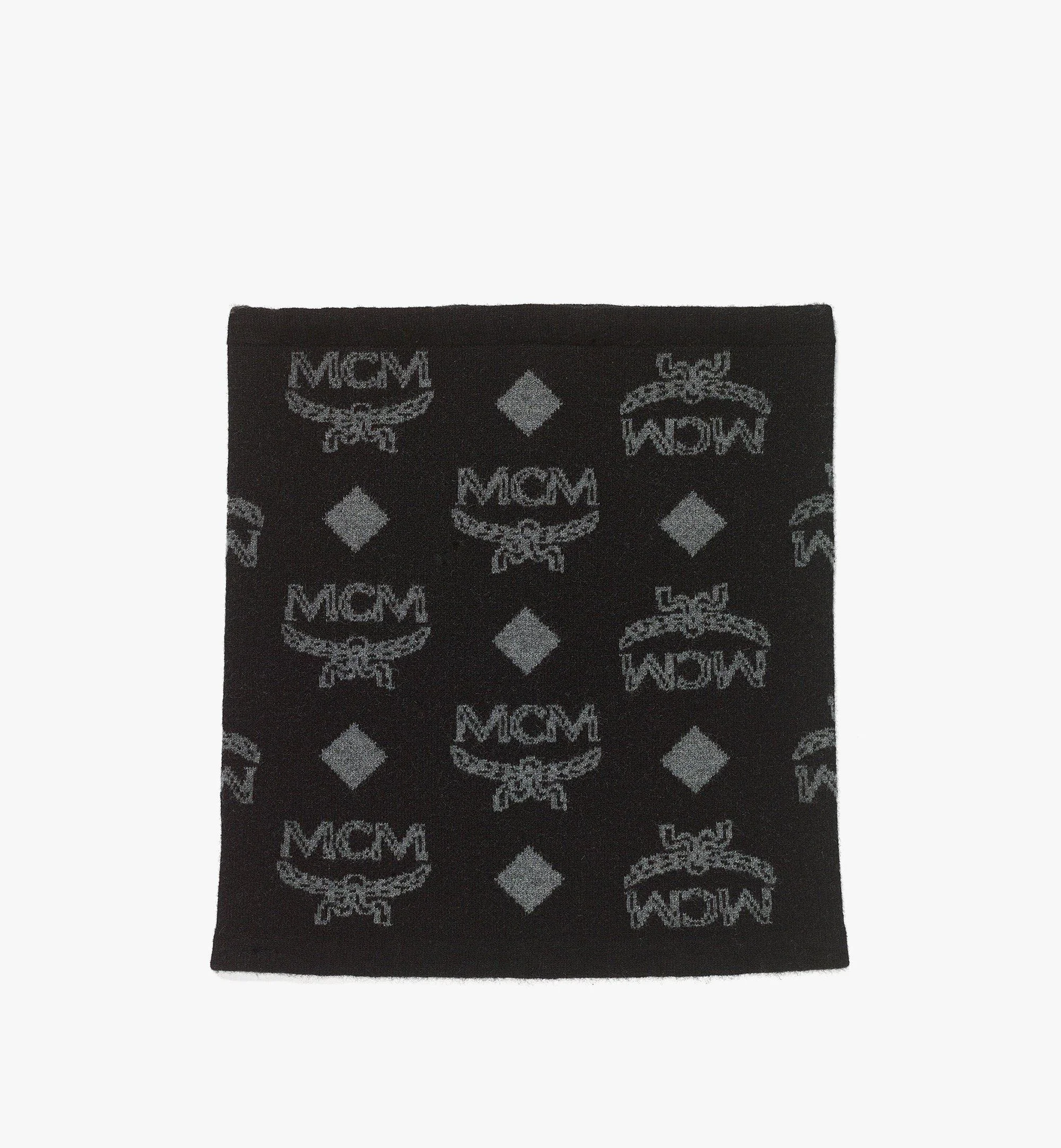 Neck Warmer in Monogram Wool Jacquard - 1