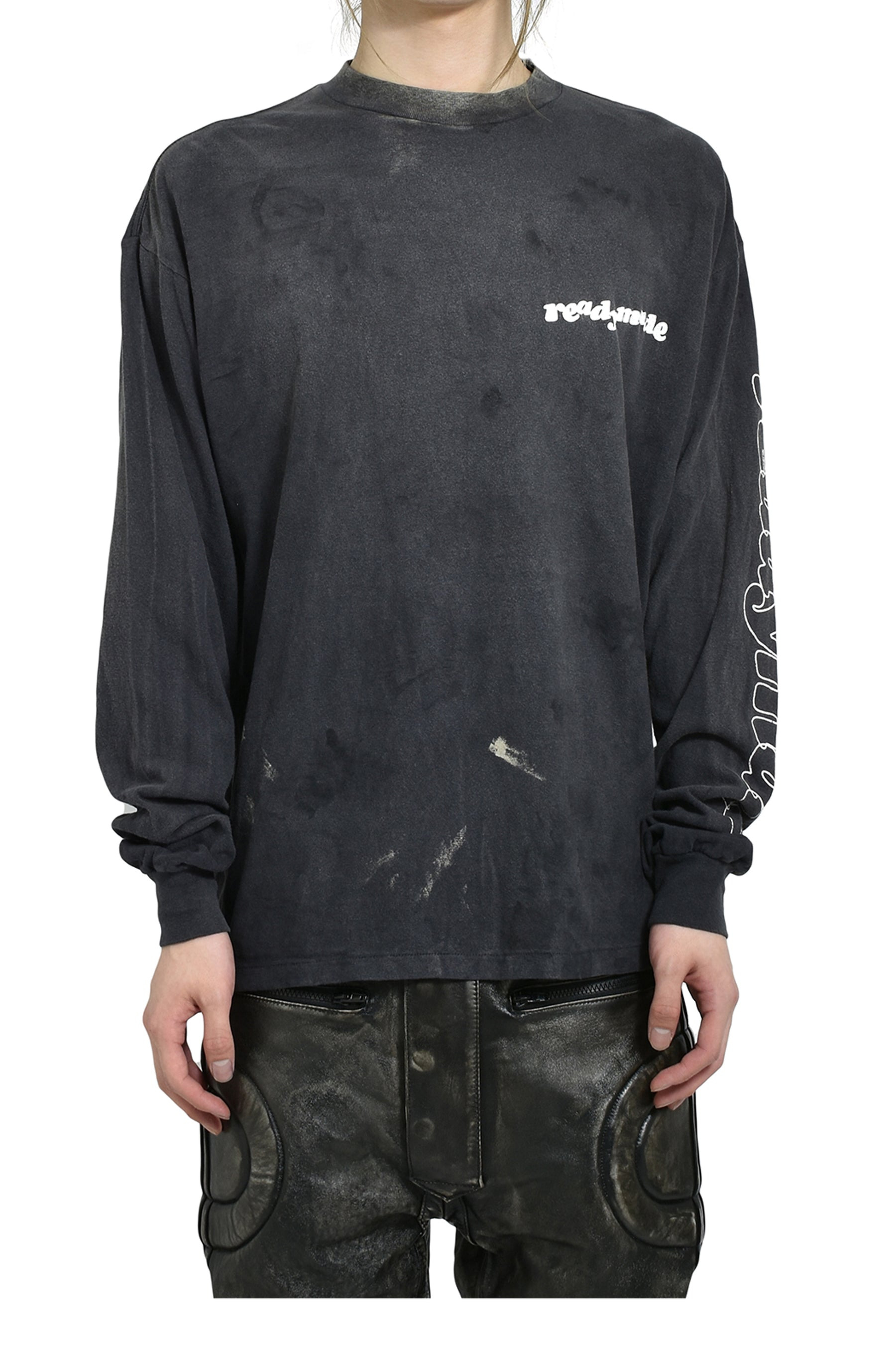 L/S T-SHIRT DESTRUCTION BLK - 6