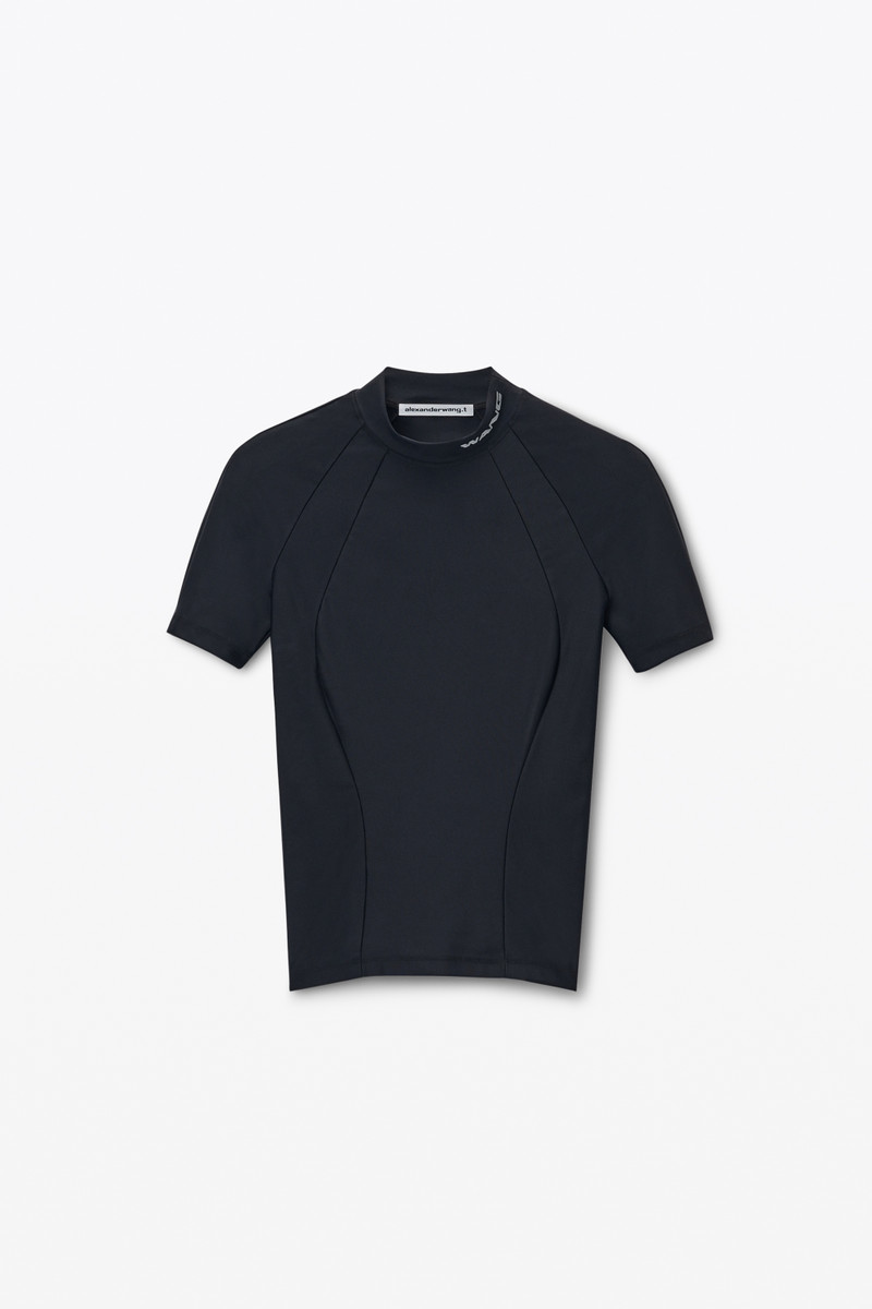 Logo-Detailed Rash Guard 1