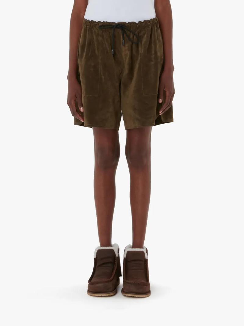 JW Anderson DRAWSTRING LEATHER SHORTS outlook