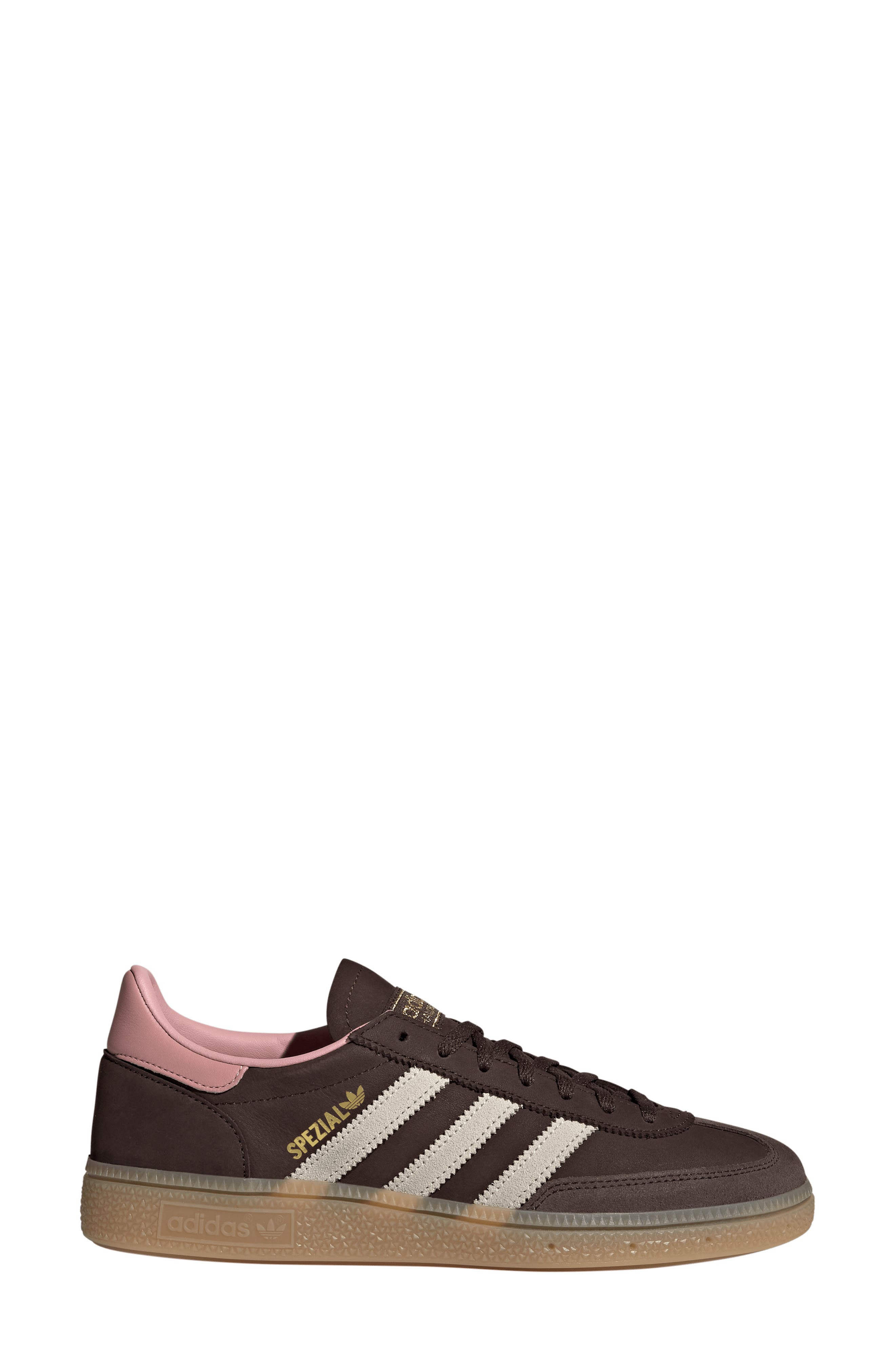 adidas Handball Spezial Sneaker in Dark Brown/Alumina/Mauve at Nordstrom - 3