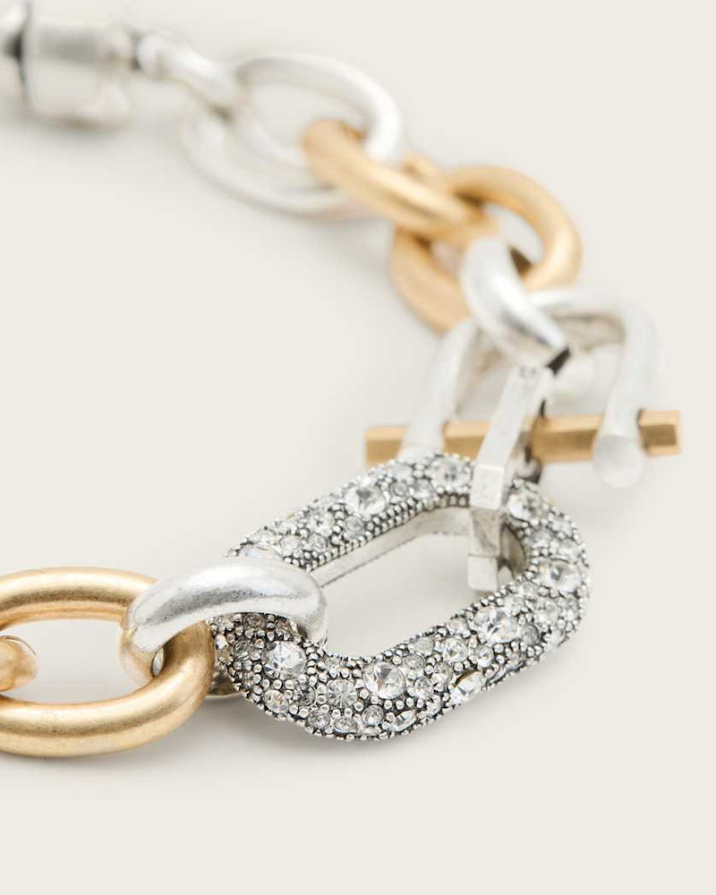 CADENCE TWO TONE CHAIN BRACELET 3