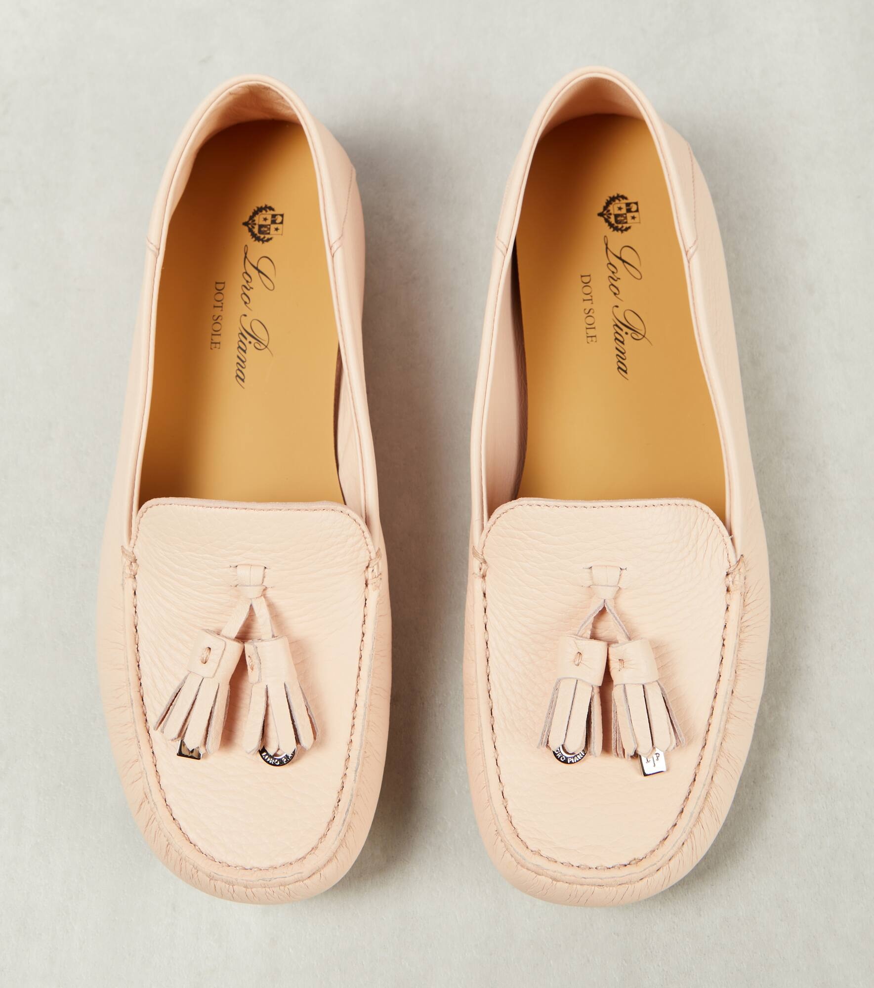 Dot Sole leather moccasins