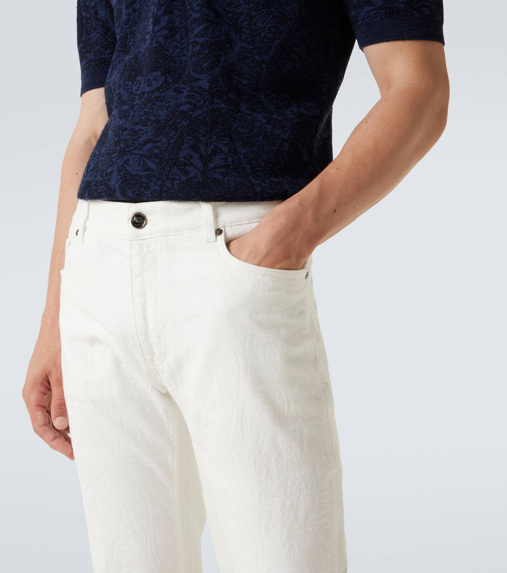 Pegaso low-rise straight jeans - 5