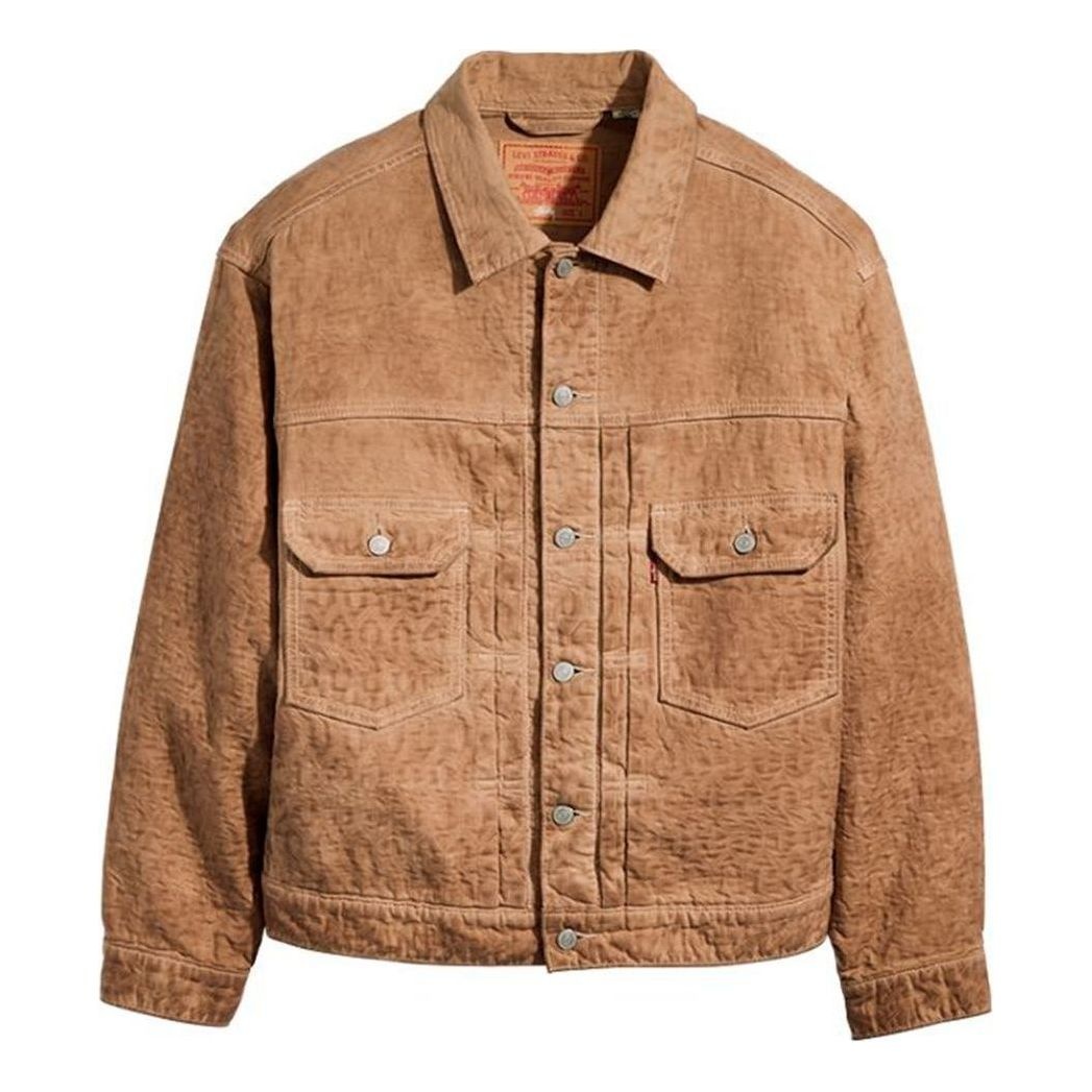 Stussy x Levi's Dyed Jacquard Jacket 'Brown' A5216-0001 - 1