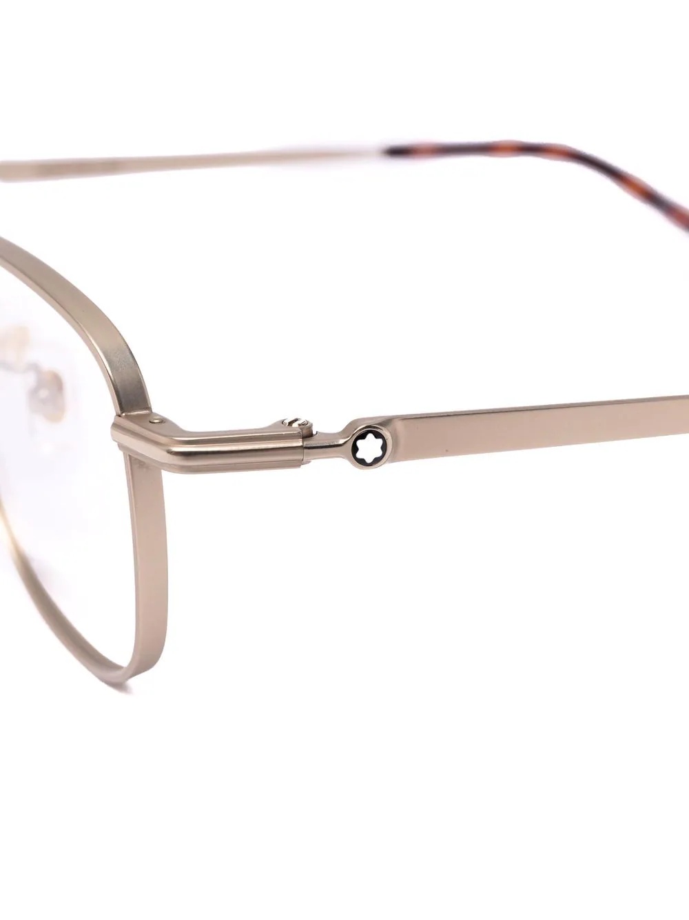 oval-frame metal glasses - 3