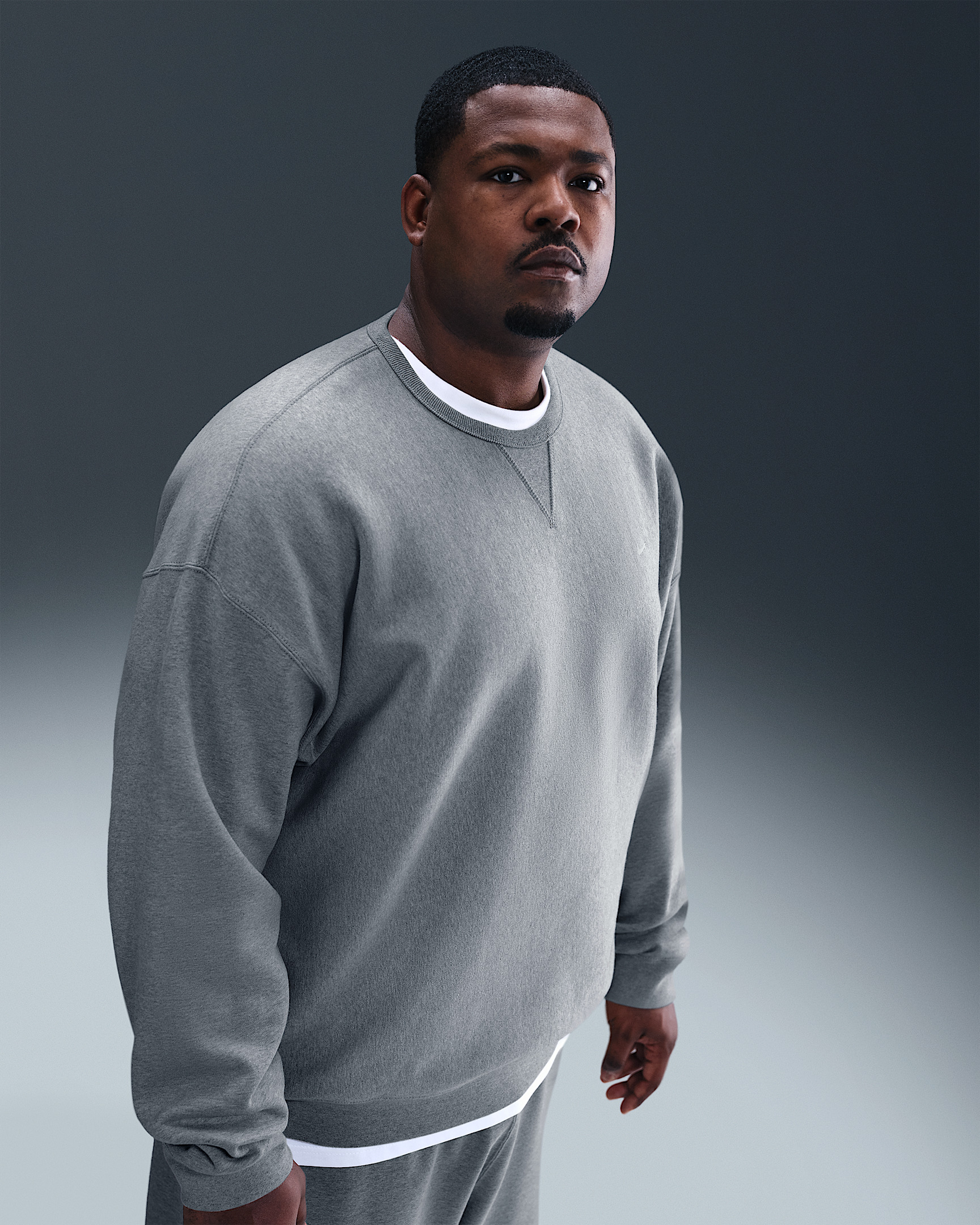 Nike Solo Swoosh Men's Fleece Crew - 8