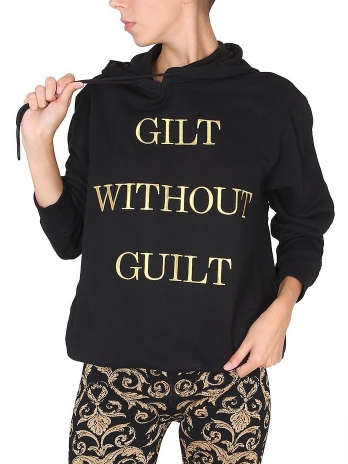 パーカー・フーディ Moschino \"GUILT WITHOUT GUILT\" SWEATSHIRT (17887228_6555) Moschino MOSCHINO 