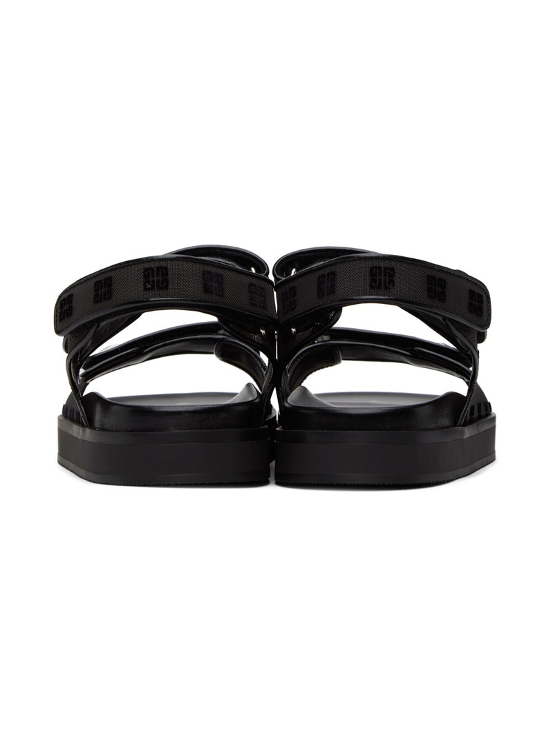 Givenchy Black Strap Sandals outlook