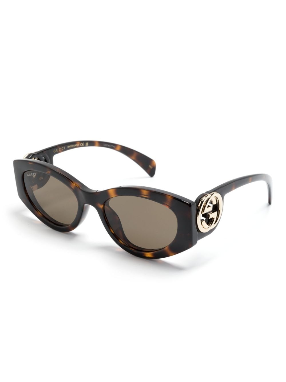 tortoiseshell cat-eye sunglasses - 2