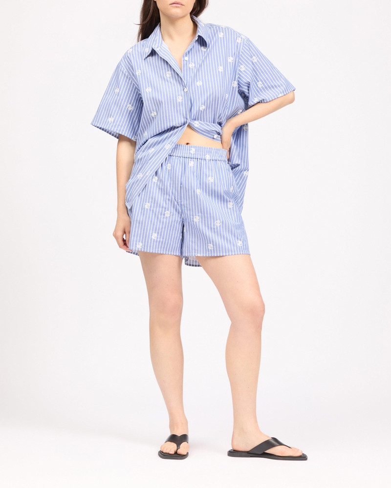 Ella Embroidered Poplin Short 1
