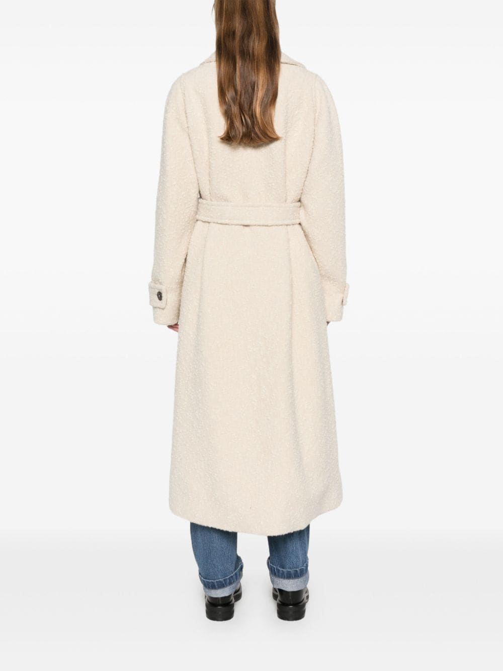 bouclé coat - 4