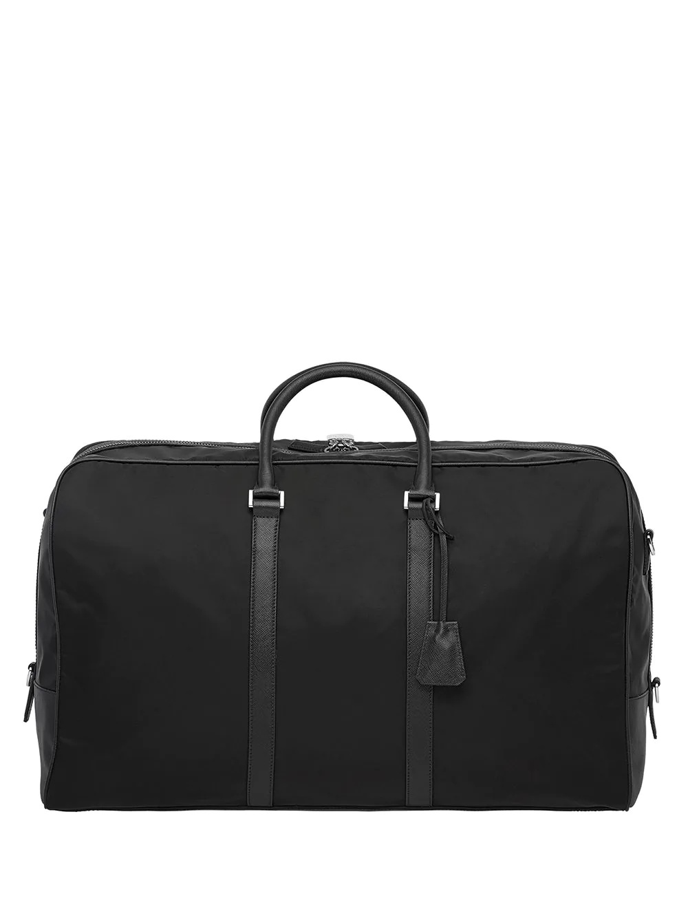 Re-Nylon and Saffiano leather duffle bag - 3