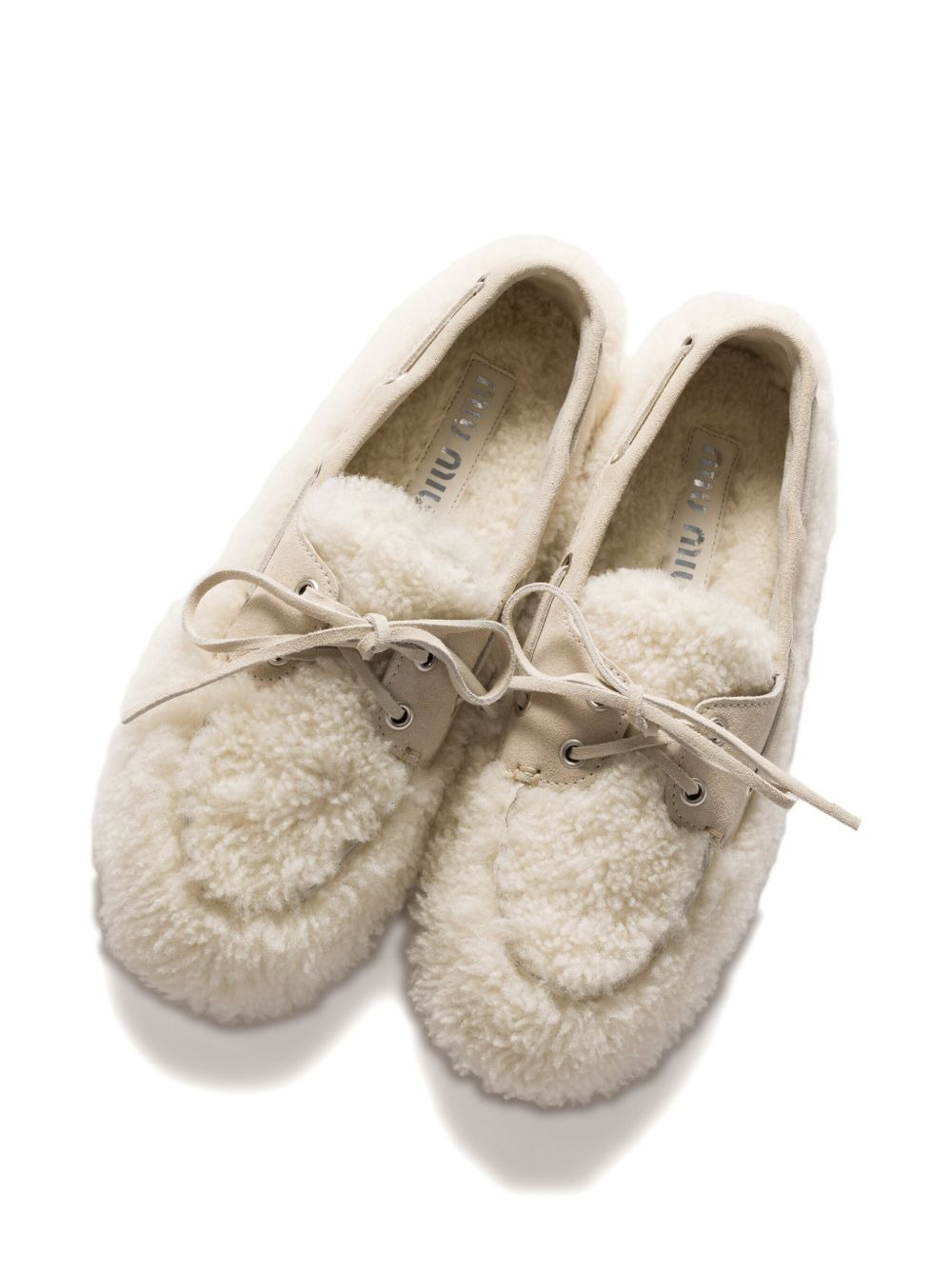 shearling loafers - 4