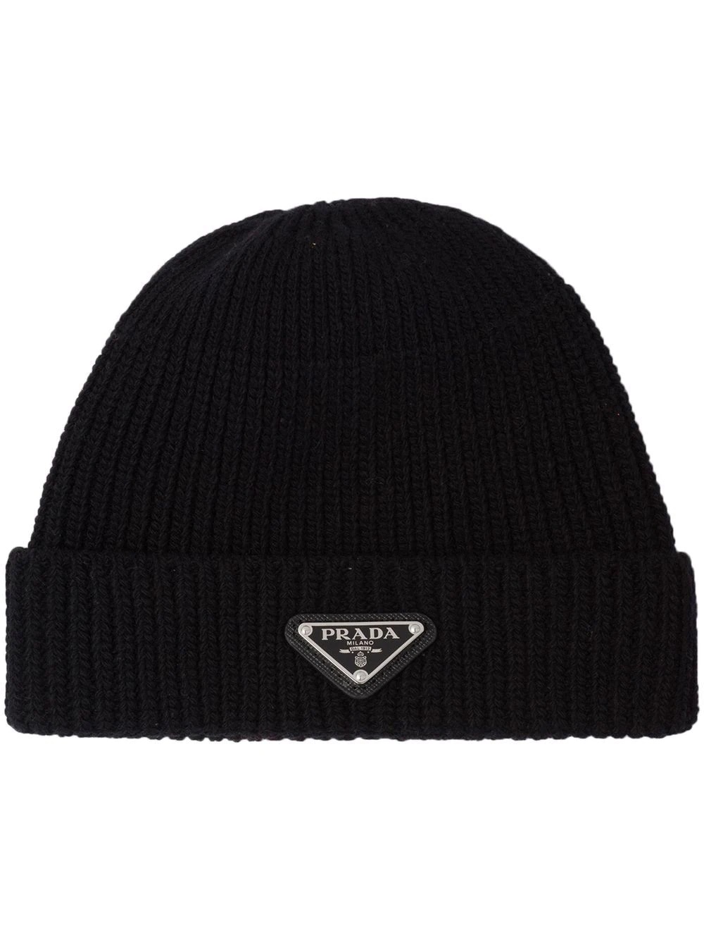 triangle-logo beanie - 1