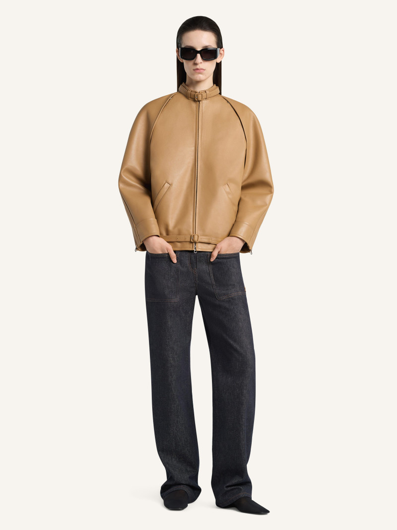 courrèges CIRCLE EDGE CUT OUT BOMBER JACKET outlook