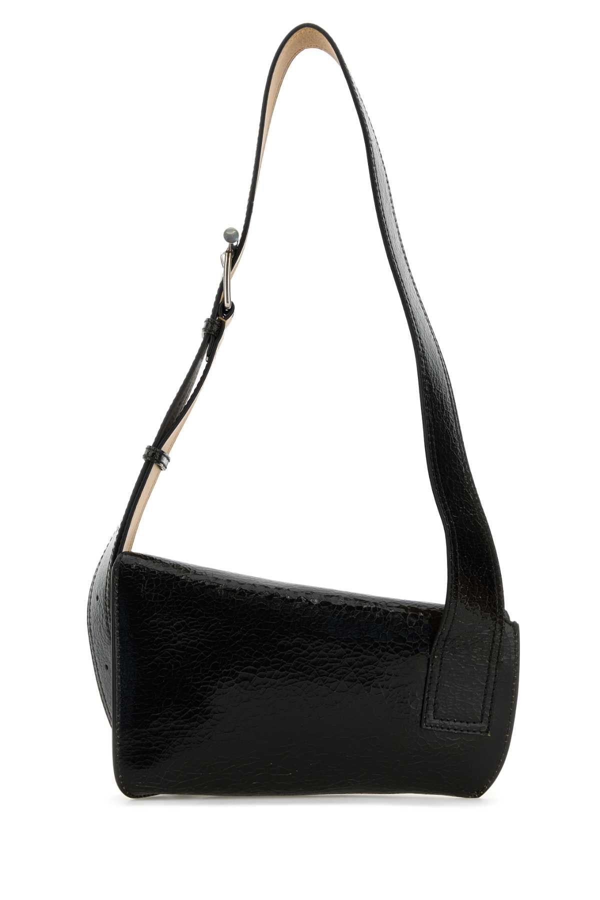 Alexander Mcqueen Men Black Leather Sling Crossbody Bag - 3