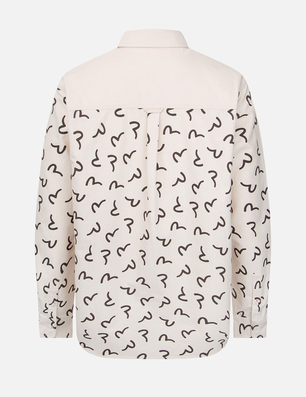 SEAGULL PATTERN PRINT SHIRT - 1