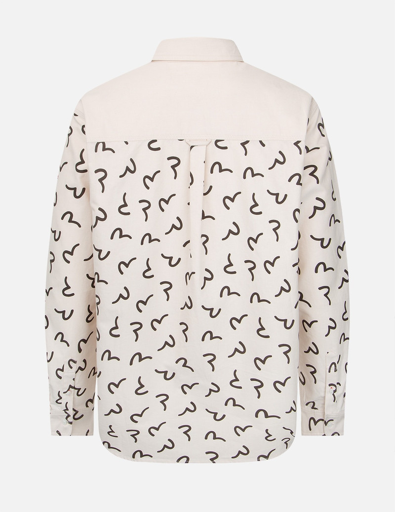 EVISU SEAGULL PATTERN PRINT SHIRT outlook