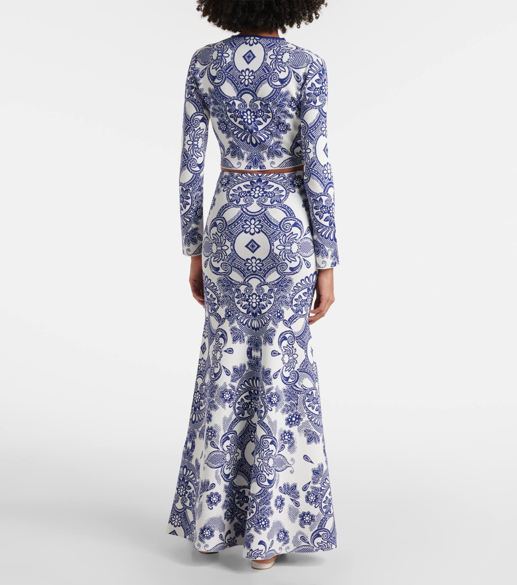 Jacquard maxi skirt - 3