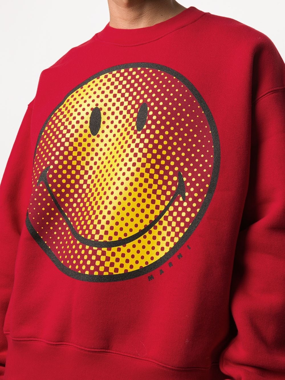 smile-print sweatshirt - 5