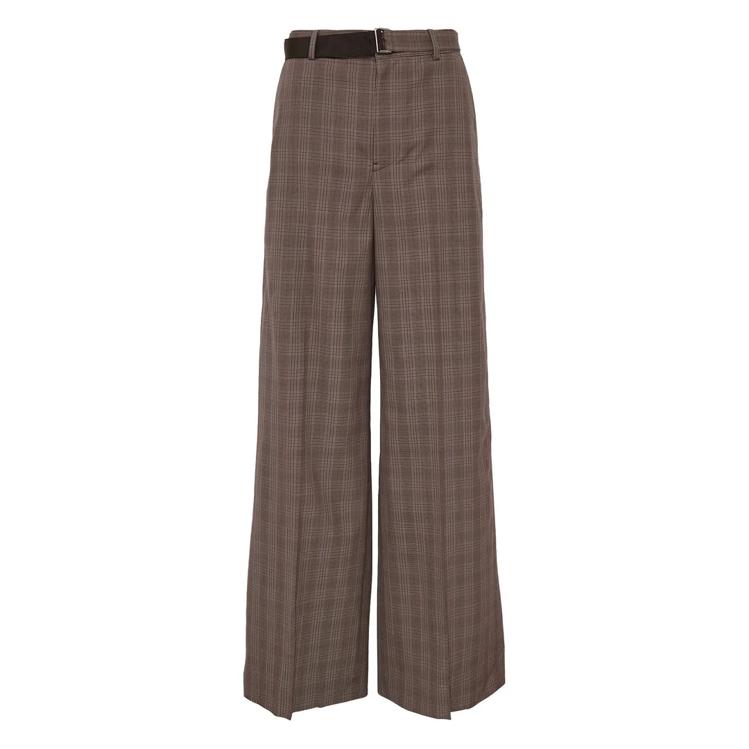 Wool Silk Suiting Pants - 1