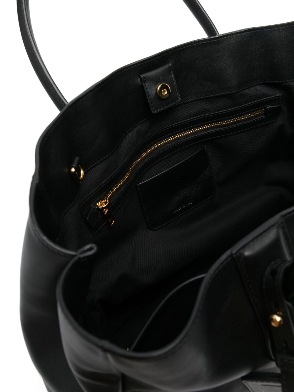 leather tote bag - 5