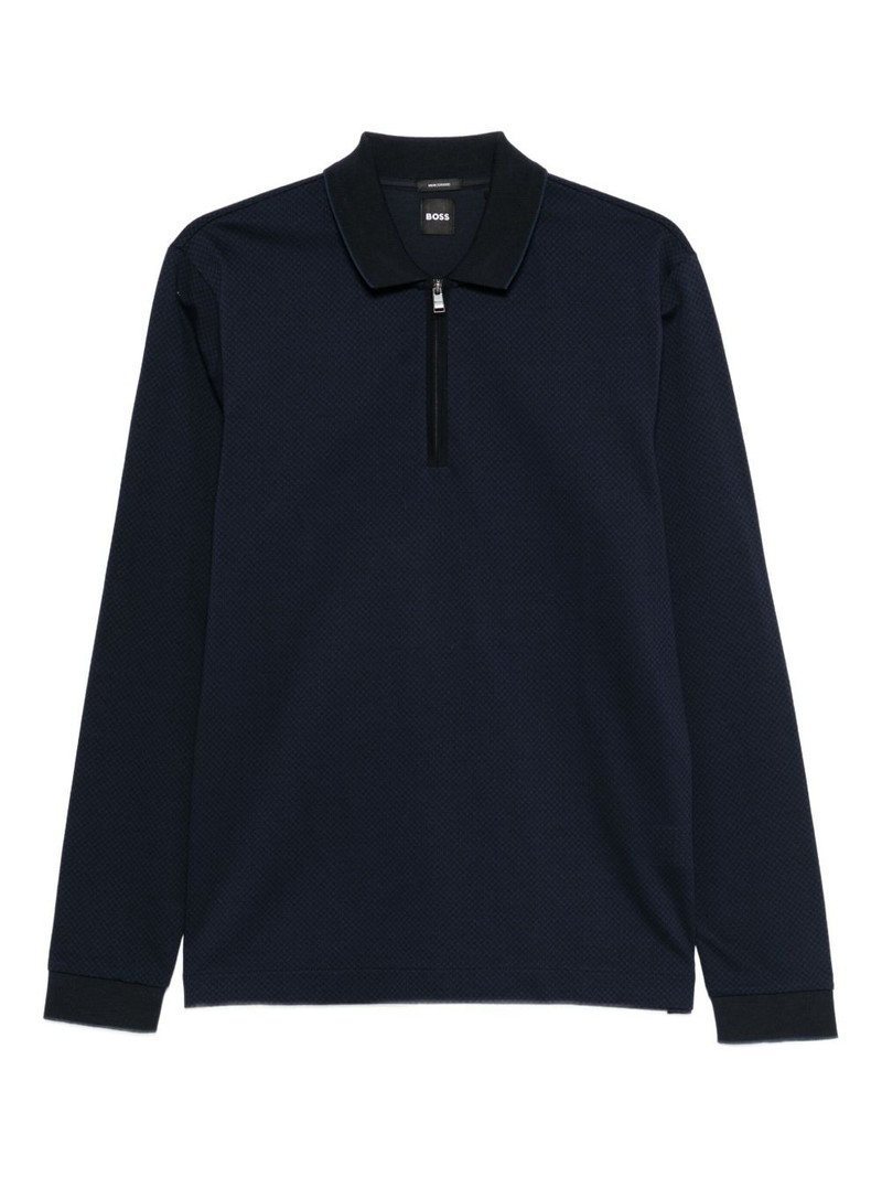 Mercerized cotton polo shirt 1