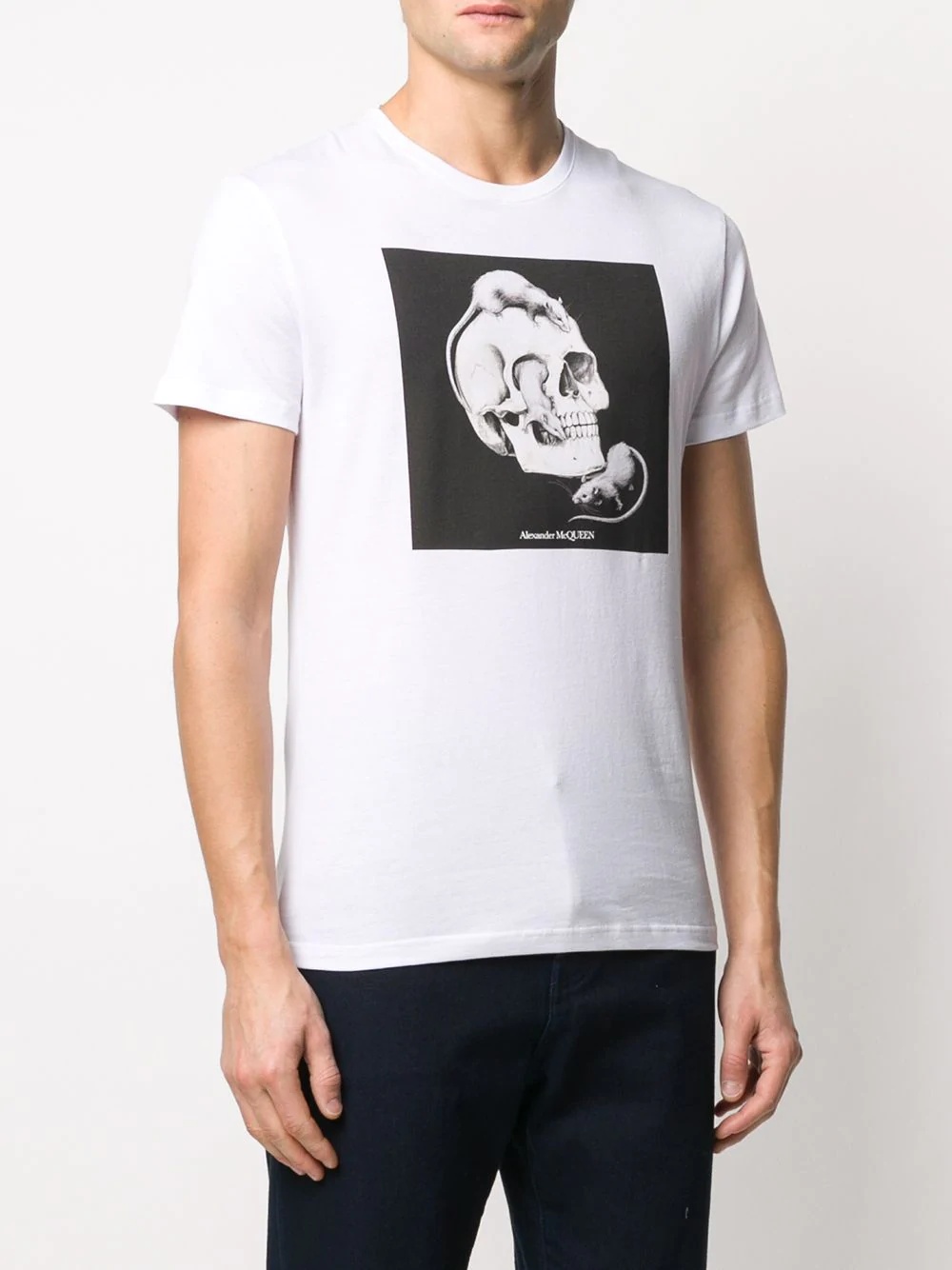 Rat Skull print T-shirt - 3