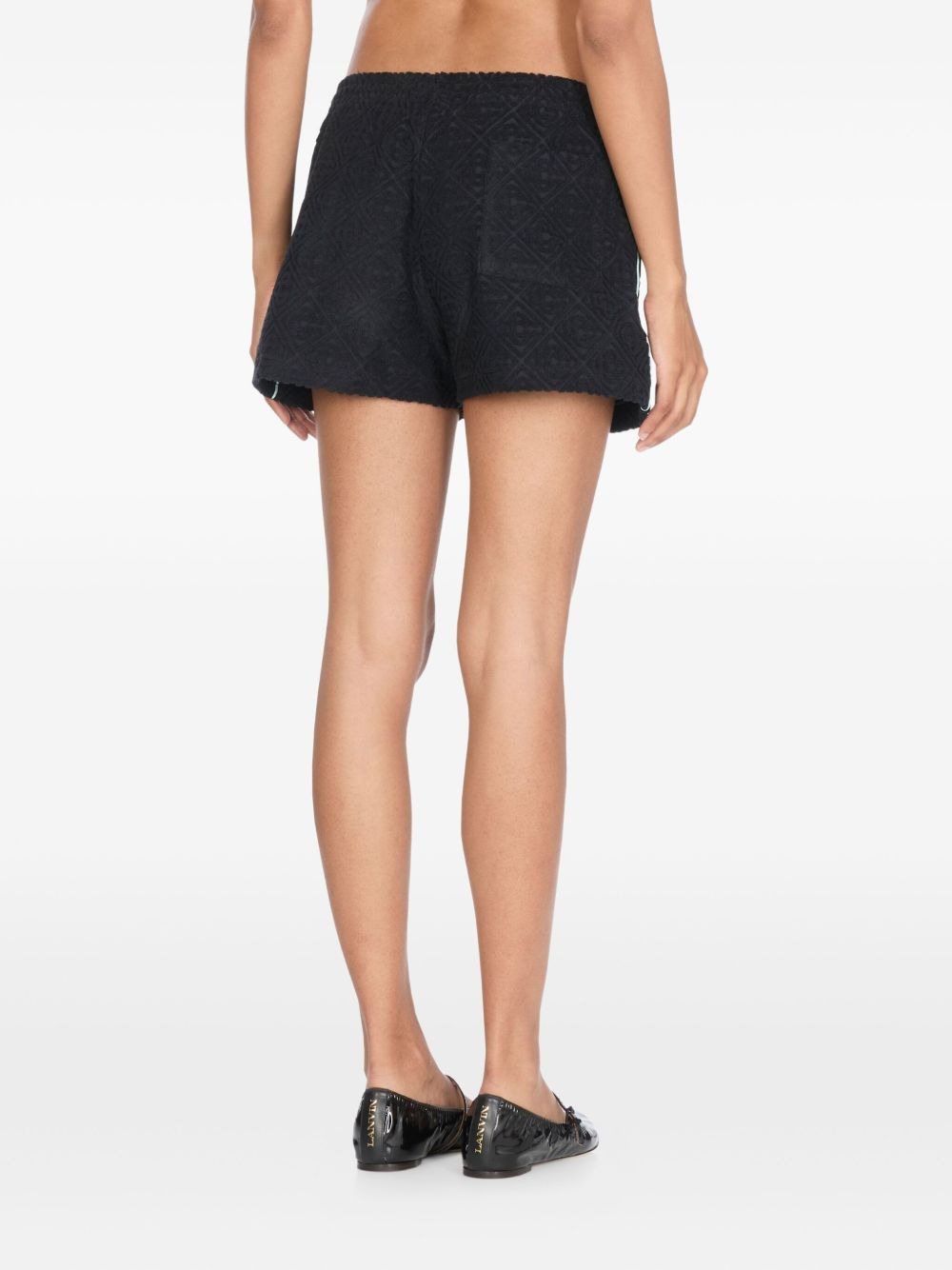 monogram terry-cloth shorts - 4