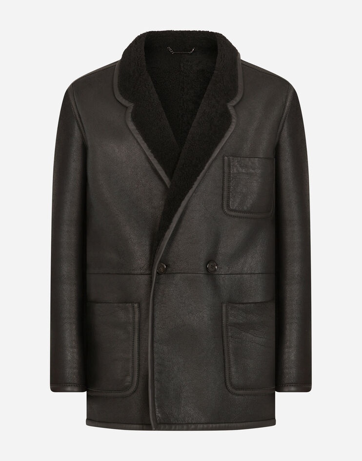 Shearling pea coat - 3