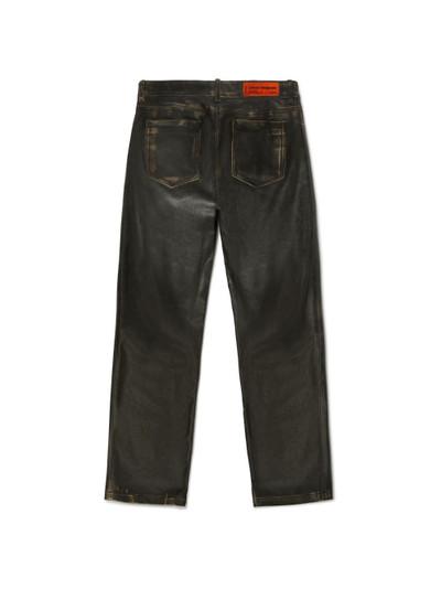 Heron Preston Distressed Leather Pants outlook