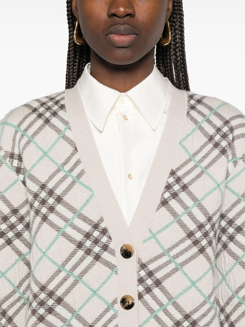checked cardigan 5