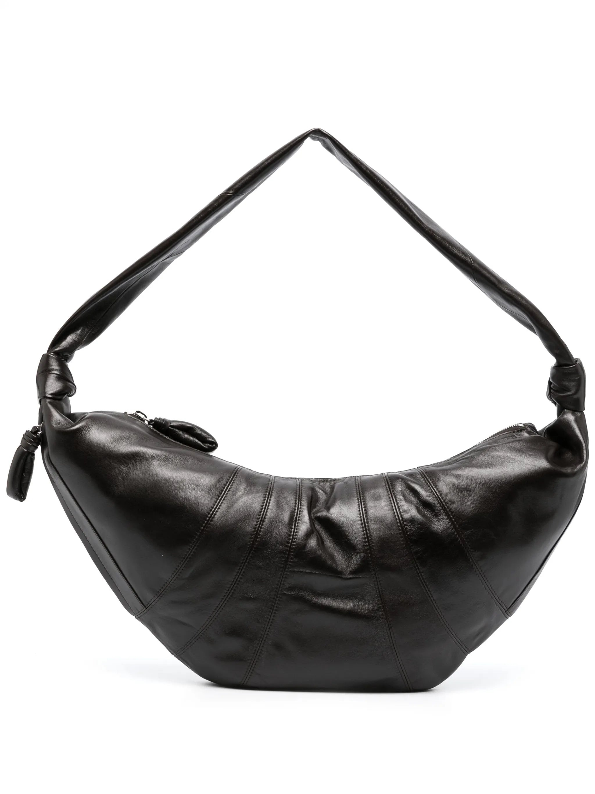 Lemaire Large Croissant Leather Shoulder Bag - 1